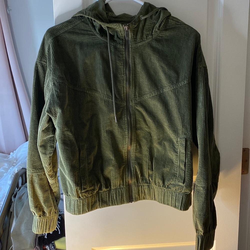 American Eagle corduroy green jacket